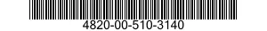 4820-00-510-3140 STEM AND DISK ASSEMBLY 4820005103140 005103140