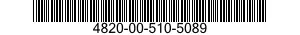 4820-00-510-5089  4820005105089 005105089