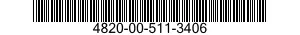4820-00-511-3406  4820005113406 005113406