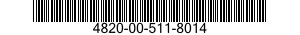 4820-00-511-8014  4820005118014 005118014
