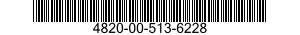 4820-00-513-6228  4820005136228 005136228