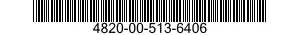 4820-00-513-6406  4820005136406 005136406