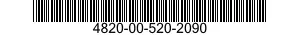 4820-00-520-2090  4820005202090 005202090