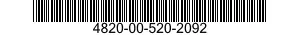 4820-00-520-2092  4820005202092 005202092