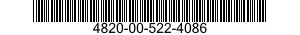 4820-00-522-4086  4820005224086 005224086