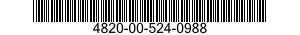 4820-00-524-0988  4820005240988 005240988