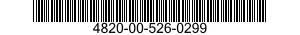 4820-00-526-0299  4820005260299 005260299