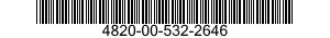 4820-00-532-2646  4820005322646 005322646