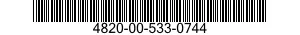 4820-00-533-0744  4820005330744 005330744
