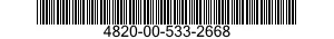 4820-00-533-2668  4820005332668 005332668