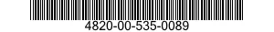 4820-00-535-0089  4820005350089 005350089
