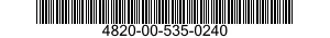 4820-00-535-0240  4820005350240 005350240