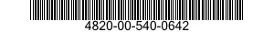 4820-00-540-0642  4820005400642 005400642