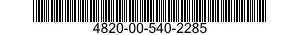 4820-00-540-2285  4820005402285 005402285