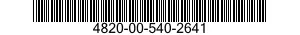 4820-00-540-2641 VALVE,ANGLE 4820005402641 005402641