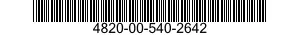 4820-00-540-2642 VALVE,CHECK 4820005402642 005402642