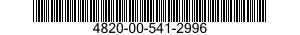 4820-00-541-2996  4820005412996 005412996