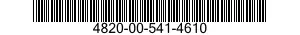 4820-00-541-4610  4820005414610 005414610