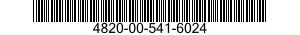 4820-00-541-6024  4820005416024 005416024