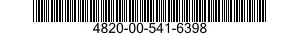 4820-00-541-6398  4820005416398 005416398