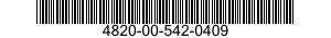 4820-00-542-0409  4820005420409 005420409