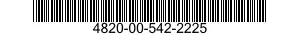 4820-00-542-2225  4820005422225 005422225