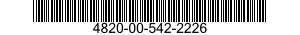 4820-00-542-2226  4820005422226 005422226