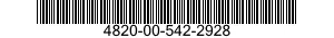 4820-00-542-2928  4820005422928 005422928