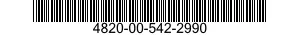 4820-00-542-2990  4820005422990 005422990