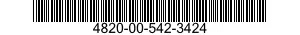 4820-00-542-3424  4820005423424 005423424