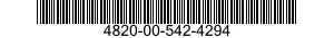 4820-00-542-4294  4820005424294 005424294