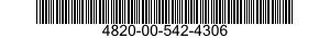 4820-00-542-4306  4820005424306 005424306
