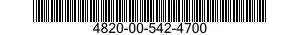 4820-00-542-4700 VALVE,GLOBE 4820005424700 005424700