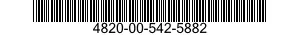 4820-00-542-5882  4820005425882 005425882