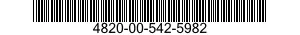 4820-00-542-5982  4820005425982 005425982