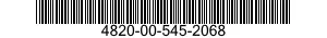 4820-00-545-2068  4820005452068 005452068