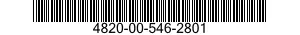 4820-00-546-2801 VALVE,GLOBE 4820005462801 005462801