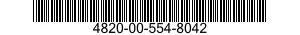 4820-00-554-8042  4820005548042 005548042