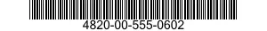 4820-00-555-0602  4820005550602 005550602