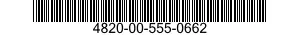 4820-00-555-0662  4820005550662 005550662