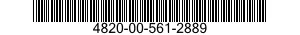4820-00-561-2889  4820005612889 005612889