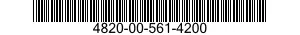 4820-00-561-4200  4820005614200 005614200
