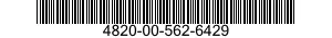 4820-00-562-6429 VALVE,DIAPHRAGM,STOP 4820005626429 005626429