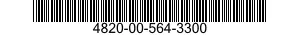 4820-00-564-3300  4820005643300 005643300