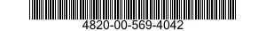 4820-00-569-4042  4820005694042 005694042