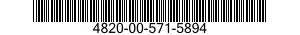 4820-00-571-5894 VALVE,ANGLE 4820005715894 005715894
