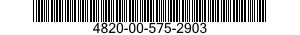 4820-00-575-2903  4820005752903 005752903