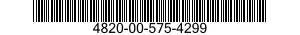 4820-00-575-4299  4820005754299 005754299
