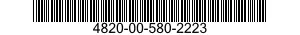 4820-00-580-2223  4820005802223 005802223
