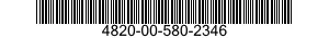 4820-00-580-2346  4820005802346 005802346